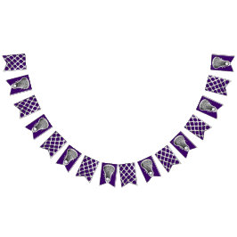 Lacrosse Lila Team Vimplar