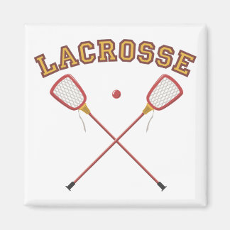 Lacrosse Magnets (guld) Magnet