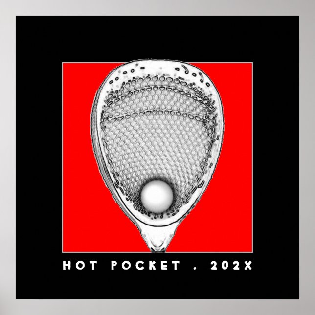 Lacrosse Målvakt Poster (Framsidan)