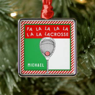 Lacrosse Målvakts Julpresent Julgransprydnad Metall