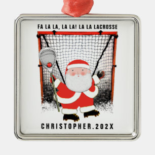 Lacrosse Målvakts Julpresent Julgransprydnad Metall