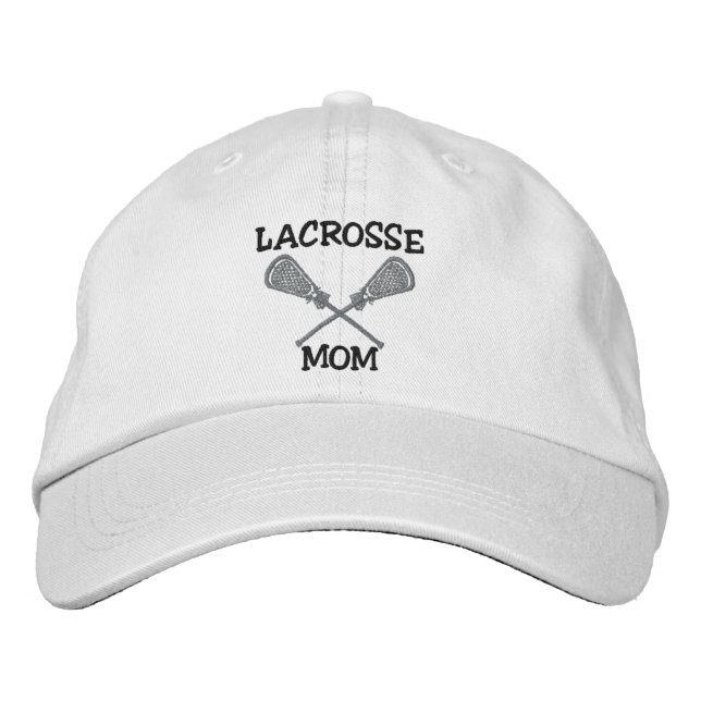 Lacrosse Mamma Embroized Cap Broderad Keps (Framsida)