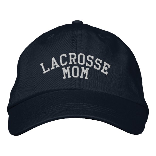 Lacrosse Mamma Embroized Hat Broderad Keps (Framsida)