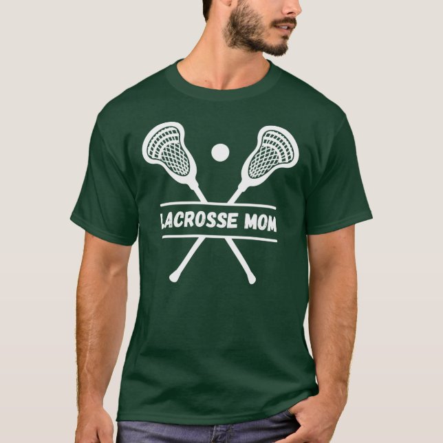 Lacrosse-mamma kille t shirt (Framsida)