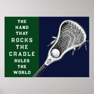 Lacrosse Motivational Sports Poster