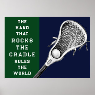 Lacrosse Motiverande Idrottsaffisch Poster