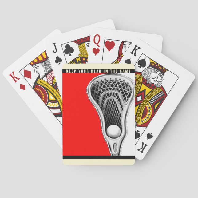Lacrosse novelty-gåva casinokort (Baksidan)