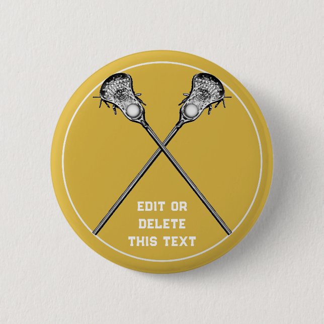 Lacrosse Novelty Gifts Knapp (Framsida)