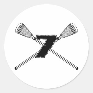Lacrosse numrerar klistermärke 07