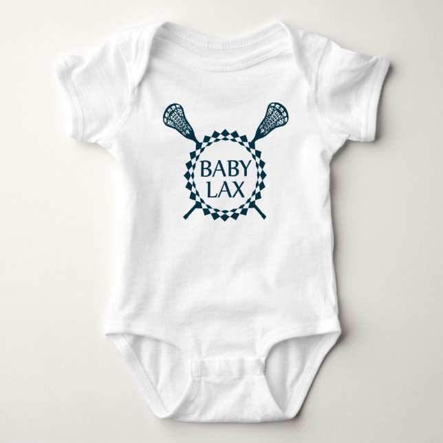 Lacrosse Onsie (den slappa babyen) T-shirt (Framsida)