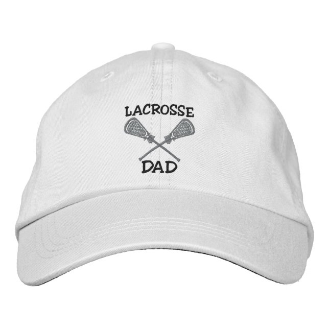 Lacrosse Pappa Embroized Cap Broderad Keps (Framsida)