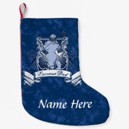 Lacrosse Pappa, julklapp, lägg till Namn Liten Julstrumpa