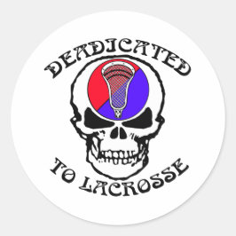Lacrosse Parody Deadicated Sticker Runt Klistermärke