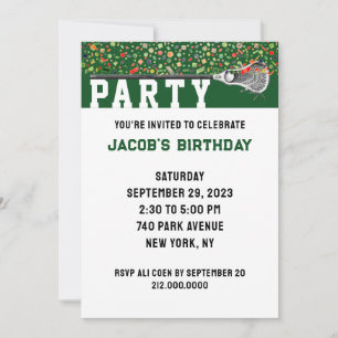 Lacrosse Party Inbjudningar