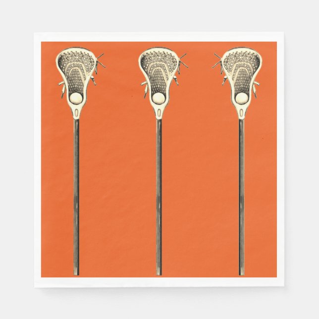 Lacrosse Party Pappersservett (Framsidan)