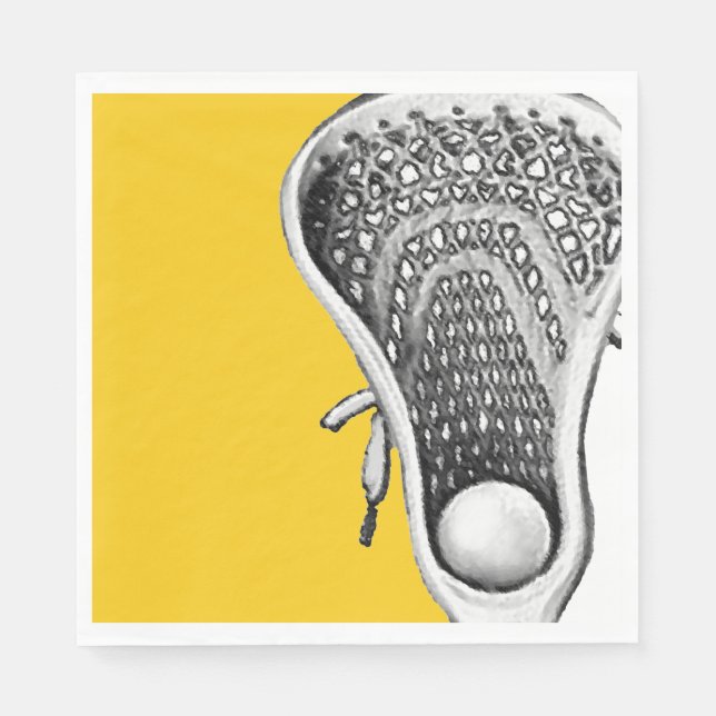 Lacrosse Party Pappersservett (Framsidan)