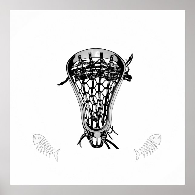Lacrosse Pass Fish Poster (Framsidan)