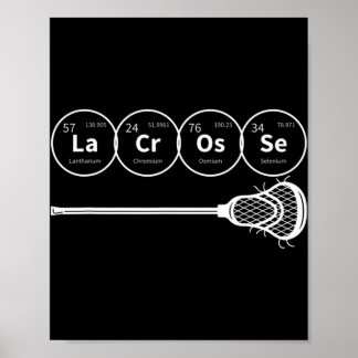 Lacrosse Periodic Bord i Inslag Chemistry Gift Poster