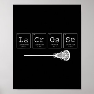 Lacrosse - Periodic Bord of Inslag Chemistry 1 Poster