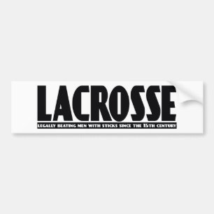 Lacrosse planlägger den BeatingMen bildekalet Bildekal