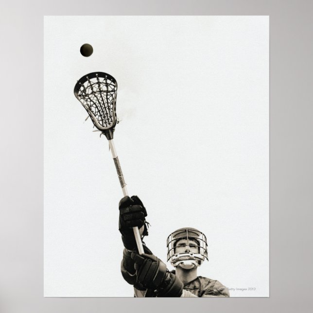 Lacrosse Player 3 Poster (Framsidan)