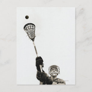 Lacrosse Player 3 Vykort