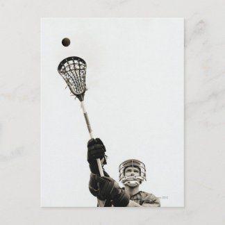 Lacrosse Player 3 Vykort