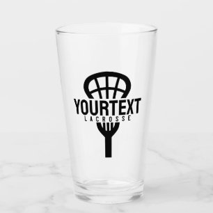 Lacrosse Player ANPASSNINGSBAR TEXT Team Mesh Spor Glaskopp