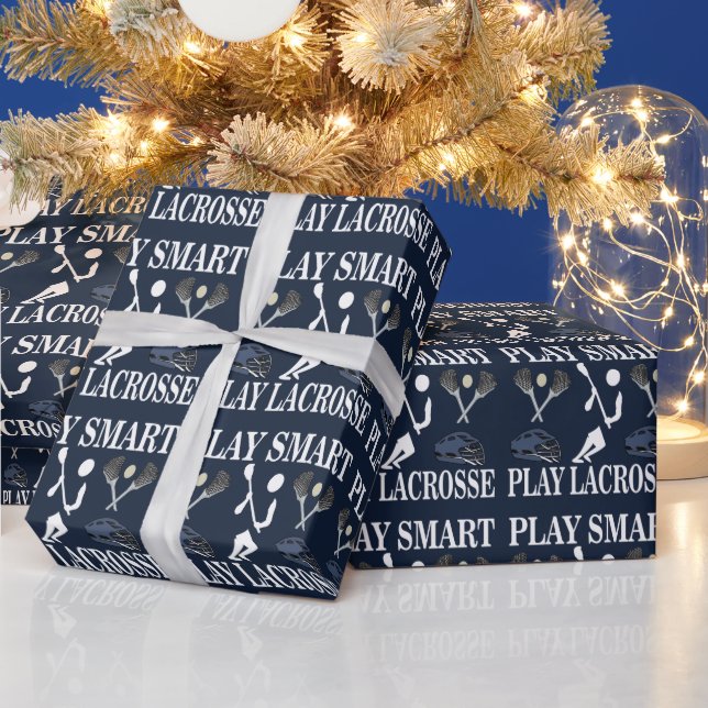 Lacrosse Player Birthday Presentpapper (Helgdagar)