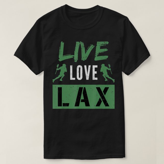 Lacrosse Player Design For La Lover  Live Love La  T Shirt (Design framsida)