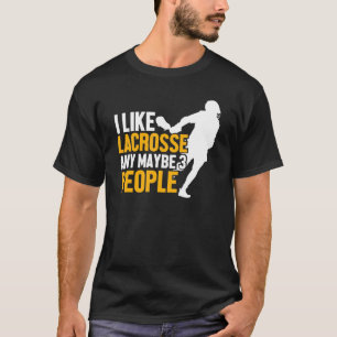 Lacrosse Player Funny Lax Sport Jag gillar Lacross T Shirt