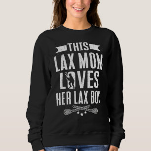 Lacrosse Player Lax Mamma Kärlek Hennes Lacrosse B T Shirt