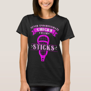 Lacrosse Player Lax Sticks Women Lacrosse Team T Shirt