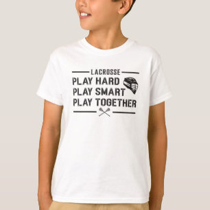 Lacrosse Player Play Smart Team Gift T Shirt