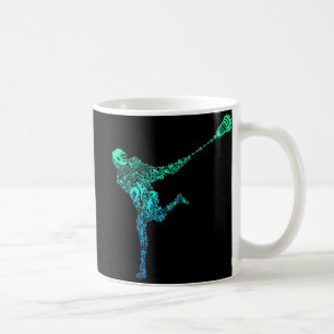 Lacrosse Player Youth Manar Kids Boys Kaffemugg