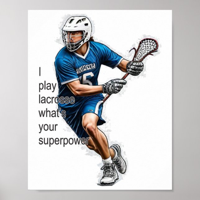 Lacrosse Power Poster (Framsidan)