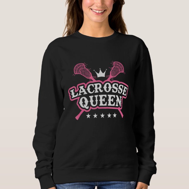 Lacrosse Queen Player T Shirt (Framsida)