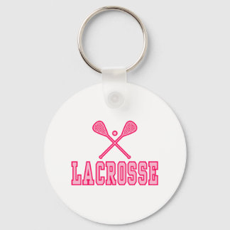 Lacrosse Rosa Nyckelring
