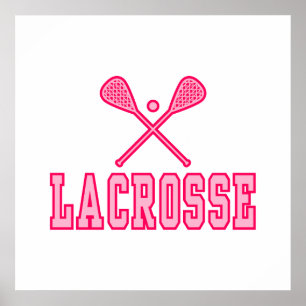 Lacrosse Rosa Poster