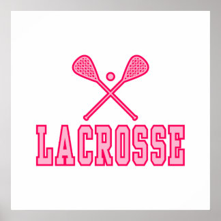 Lacrosse Rosa Poster