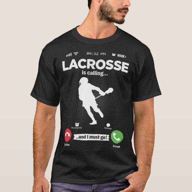 Lacrosse säger att jag måste gå till Lax Hobby Lac T Shirt (Framsida)