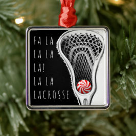 Lacrosse-samlarobjekt jul julgransprydnad metall