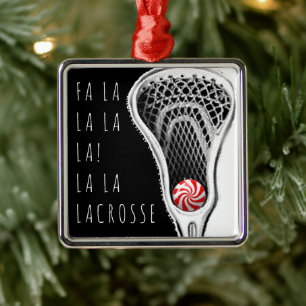 Lacrosse-samlarobjekt jul julgransprydnad metall