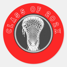 Lacrosse Senior Night Runt Klistermärke