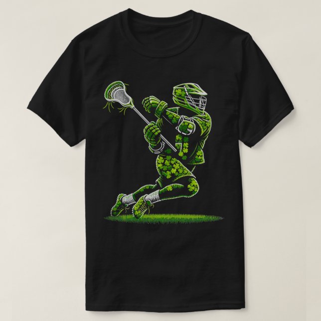 Lacrosse Shamrocks Kids Manar Womens St Patricks D T Shirt (Design framsida)