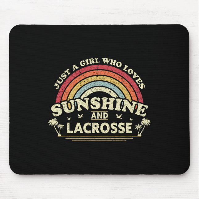 Lacrosse Shirt. En flicka som Kärlek solsken och l Musmatta (Framsidan)