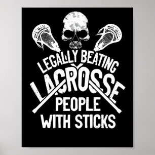 Lacrosse slår lagligt människor med fästingar poster