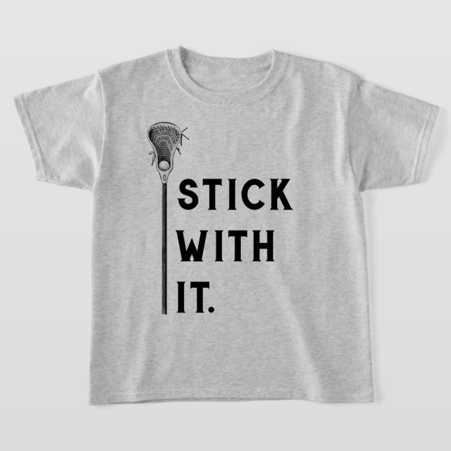 Lacrosse Slogan T Shirt (Laydown)