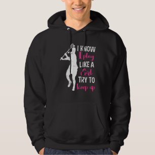 Lacrosse som ett gril Försök att Behålla upp Lacro Hoodie