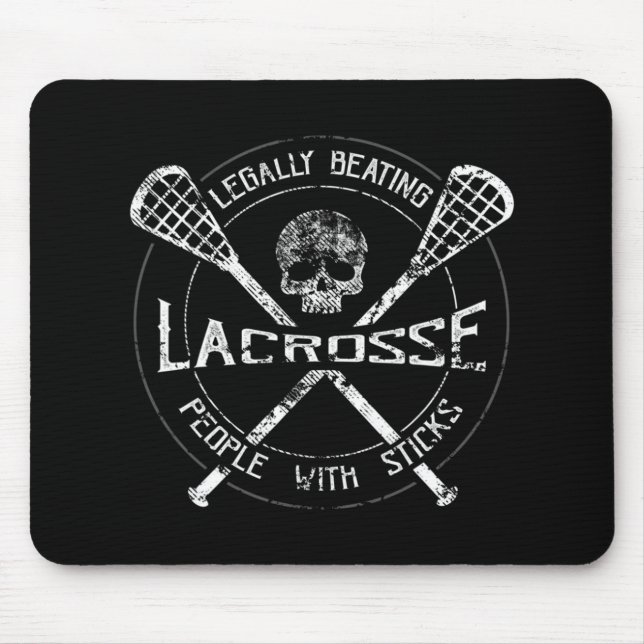 Lacrosse som lagligen slår människor med sticks-Ro Musmatta (Framsidan)